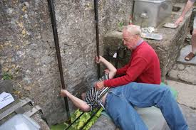 Me kissing the Blarney Stone