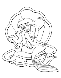 mermaid coloring pictures