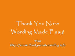 sample of thank you letter