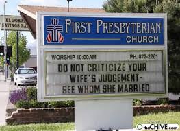 funny church signs