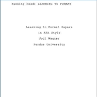 sample paper in apa format