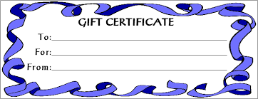 printable gift certificates