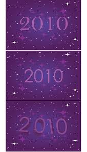 new year greeting cards 2010
