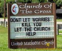 funny church signs