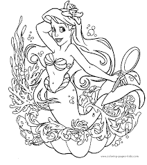 mermaid coloring pictures