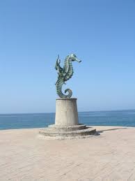 seahorse sculpture