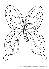 printable butterfly coloring pictures