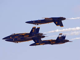 Blue Angels on our shoulders?