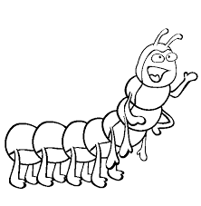 caterpillar coloring sheet