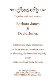 sample invitations