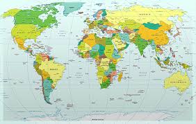 earth map political