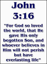 John 3:16. Sacrifice!