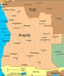 Map of Angola