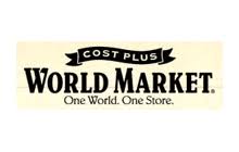 logo COST PLUS WORLD MARKET 25% off Entire Order at World Market