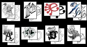 letter j tattoo designs