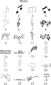 music staff clip art