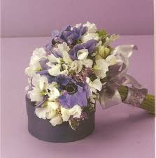 purple wedding flowers
