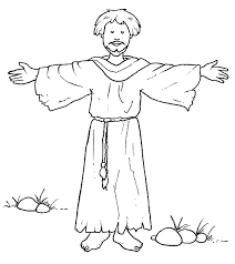 saint coloring pictures