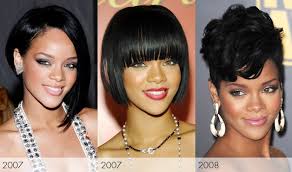 celebrity hair rihanna