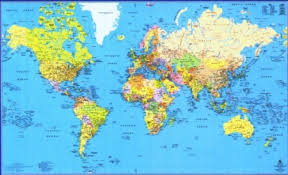printable political world map