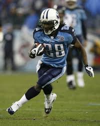 rookie back Chris Johnson,