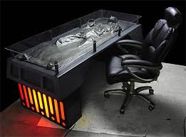 Han Solo carbonite desk