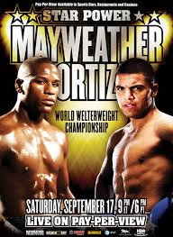 Mayweather vs Ortiz Poster