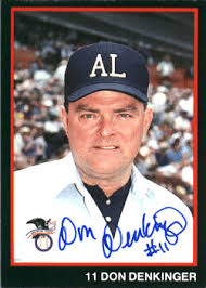 Don Denkinger - 1 signed card.