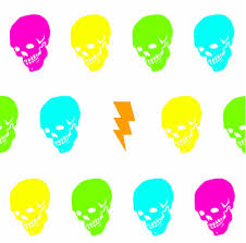colorful skull layouts
