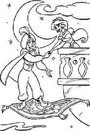 aladdin coloring pages