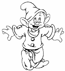snow white coloring pictures