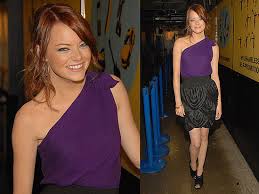 Emma Stone up skirt