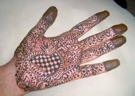indian henna hand designs