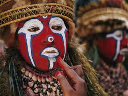 tribal face painting