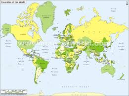 Countries of the World Map