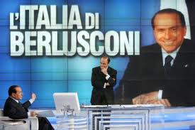 l'italia di Berlusconi vespa porta a porta berlusconi