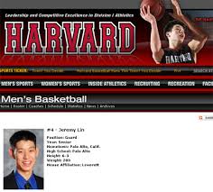 Jeremy Lin is a Senior Guard
