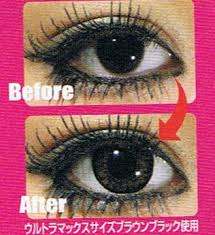 Geo circle contact lenses