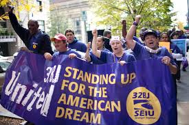 Many of the 800 SEIU 32BJ
