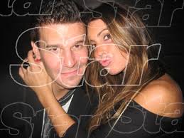 David Boreanaz and his wife of