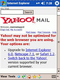 Yahoo.com mail search results