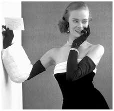 Susan Abraham - velvet-evening-dress-by-linzi-modelled-by-susan-abraham-for-vanity-fair-december-1953