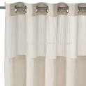 Excelsior Fabric Shower Curtain by Croscill,Extra Large Clear EVA ...