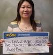 winning the big one. Congratulations to Lisa Zhang on her lucky lottery