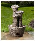 Alfresco Home Mushroom Ceramic Fountain with Light - traditional ...
