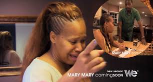 Their personal lives are demanding all the attention as Erica and Tina Campbell&#39;s world is turned upside-down from shocking betrayals and devastating news. - mary-mary-tina-campbell-husband-cheats-new-season-the-jasmine-brand