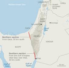 Map - Israel/Egypt barrier