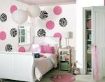 Sweet Teen Bedroom idea with Zebra Print Dots from WallPops | PopTalk!