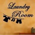 Amazon.com: Laundry Room - Vinyl Wall Art Sticker Quotes Home ...
