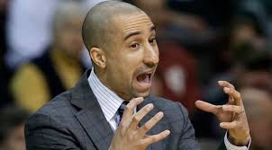 VCU coach Shaka Smart is either smoking that new cuckoo Kush or he&#39;s scared of the “bright lights, big city” challenge of true greatness. - shaka_smart_hands_yelling